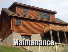  Thornton, Kentucky Log Home Maintenance
